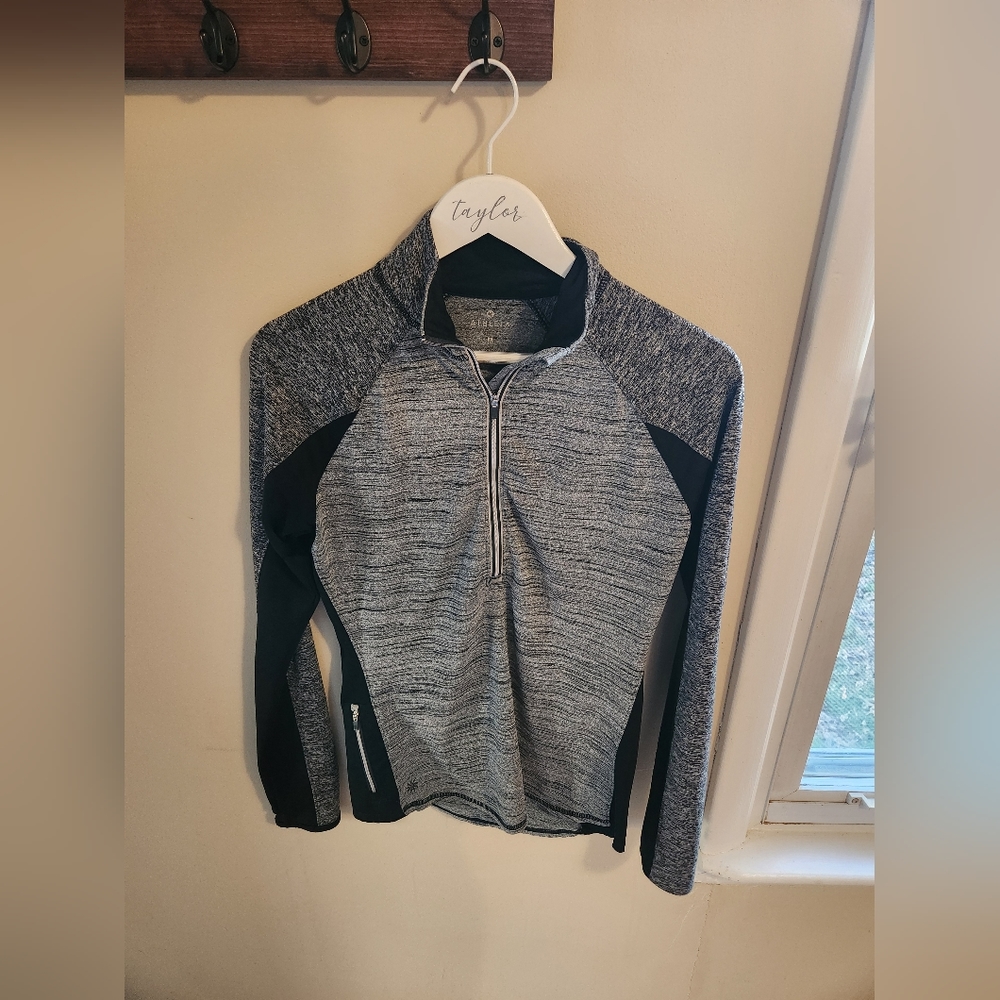 Athleta, half-zip shirt, Medium